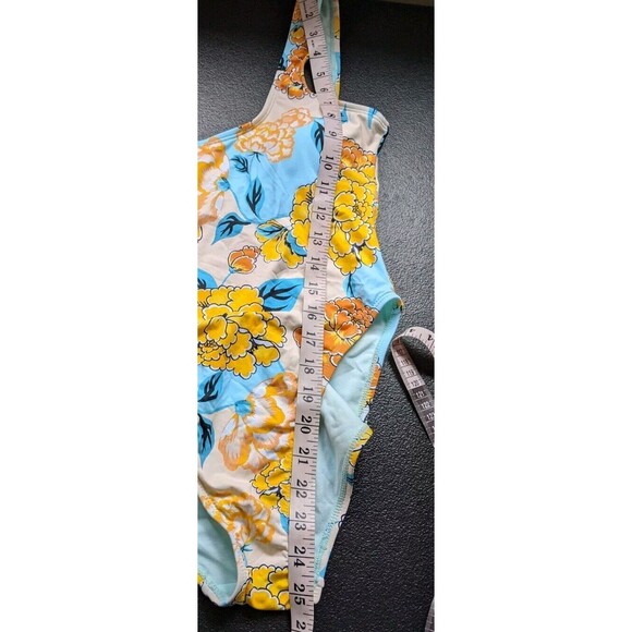 The Bikini Lab Yellow and Blue Floral One Piece - Picture 7 of 13